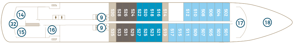 Scenic Ocean Cruises Scenic Eclipse Deck 5.png